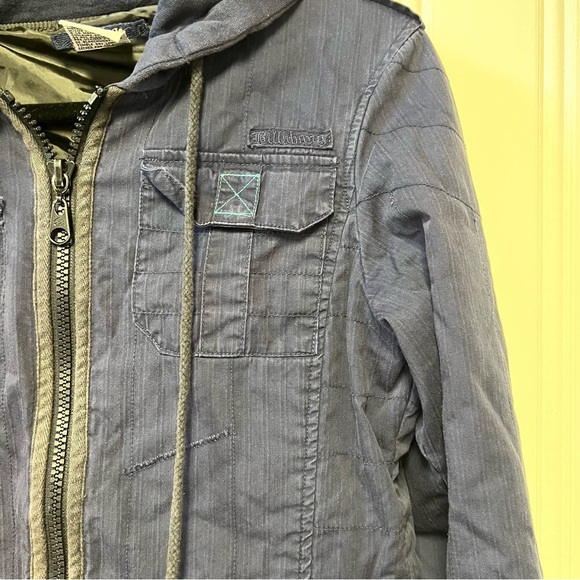 Billabong Vintage Y2K Blue Jacket Size XL - Picture 3 of 10